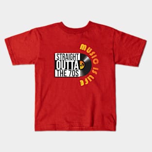 Straight outta the 70s design Kids T-Shirt